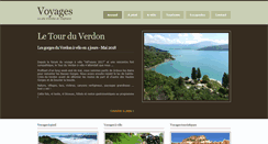 Desktop Screenshot of elodiestephanevoyages.fr