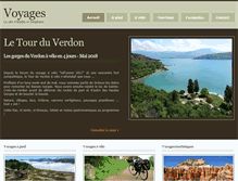 Tablet Screenshot of elodiestephanevoyages.fr